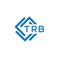 trb technologie brief logo ontwerp Aan wit achtergrond. trb creatief initialen technologie brief logo concept. trb tech vector