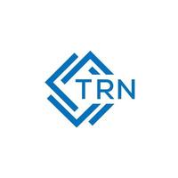 trn technologie brief logo ontwerp Aan wit achtergrond. trn creatief initialen technologie brief logo concept. trn technologie brief ontwerp. vector