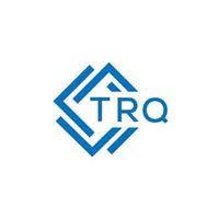 trq technologie brief logo ontwerp Aan wit achtergrond. trq creatief initialen technologie brief logo concept. trq technologie brief ontwerp. vector