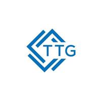 ttg technologie brief logo ontwerp Aan wit achtergrond. ttg creatief initialen technologie brief logo concept. ttg technologie brief ontwerp. vector