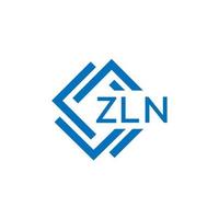 zln technologie brief logo ontwerp Aan wit achtergrond. zln creatief initialen technologie brief logo concept. zln technologie brief ontwerp. vector