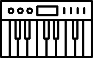 piano vector pictogram