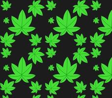 cannabis patroon vector ontwerp is geweldig voor geschenkverpakking, gedrukte materialen