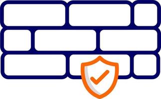 firewall vector pictogram