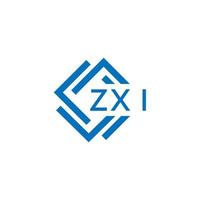 zxi technologie brief logo ontwerp Aan wit achtergrond. zxi creatief initialen technologie brief logo concept. zxi technologie brief ontwerp. vector