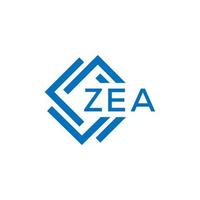 zea technologie brief logo ontwerp Aan wit achtergrond. zea creatief initialen technologie brief logo concept. zea technologie brief ontwerp. vector