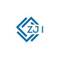 zji technologie brief logo ontwerp Aan wit achtergrond. zji creatief initialen technologie brief logo concept. zji technologie brief ontwerp. vector