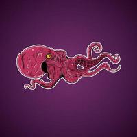 Octopus oceaan dier voelhoorn vector illustratie tekening artwork