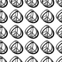 naadloos vrede symbool patroon swatch vector