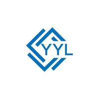 yyl technologie brief logo ontwerp Aan wit achtergrond. yyl creatief initialen technologie brief logo concept. yyl technologie brief ontwerp. vector