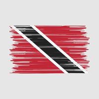 Trinidad vlag borstel vector