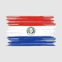 vlagborstel van paraguay vector