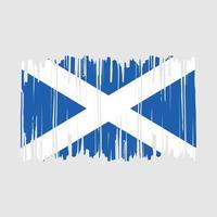 Schotland vlag borstel vector illustratie