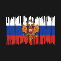 Rusland vlag borstel vector illustratie