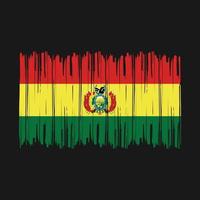 vlag borstel van Bolivia vector