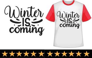 winter SVG t overhemd ontwerp vector