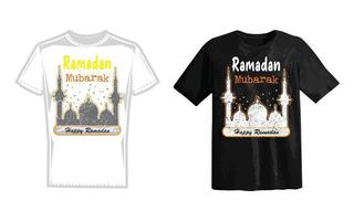 ramada en eid t-shirt ontwerp vector