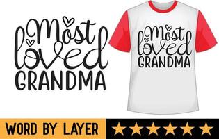 grootmoeder SVG t overhemd ontwerp vector