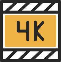 4k film vector icoon ontwerp