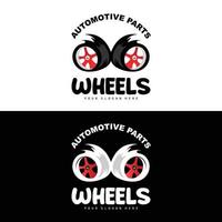 band wiel logo, automotive onderdelen vector, onderhoud werkplaats ontwerp, garage, auto, voertuig, modern gemakkelijk wiel icoon vector