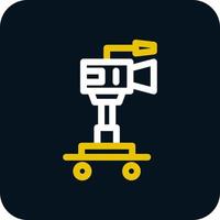 camera dolly vector icoon ontwerp