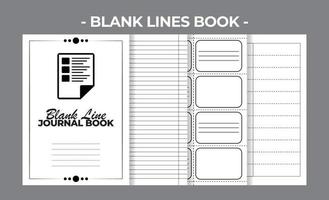 afdrukbare kdp stippel of lijnen boek vector ontwerp sjabloon