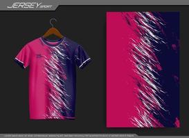 Jersey sport- t-shirt. voetbal Jersey mockup voor voetbal club. geschikt voor Jersey, achtergrond, poster, enz. vector