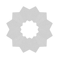meetkundig fractal abstract vorm vector