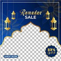 ramadan sociale media sjabloon vector