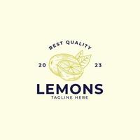 citroen boerderij logo ontwerp vector sjabloon