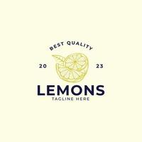 citroen boerderij logo ontwerp vector sjabloon