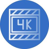 4k film vector icoon ontwerp