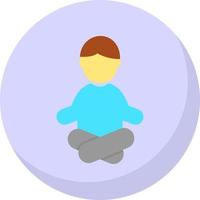 yoga vector icoon ontwerp