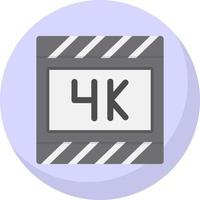 4k film vector icoon ontwerp