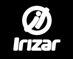 irizar merk logo auto symbool met naam wit ontwerp Spaans auto- vector illustratie met zwart achtergrond