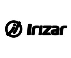 irizar logo merk symbool met naam zwart ontwerp Spaans auto auto- vector illustratie