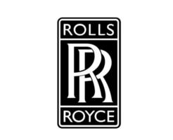 broodjes royce merk logo symbool zwart en wit ontwerp Brits auto auto- vector illustratie