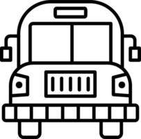 schoolbus vector pictogram