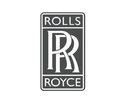 broodjes royce merk logo symbool grijs met naam ontwerp Brits auto auto- vector illustratie