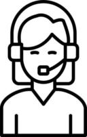 callcenter vector pictogram