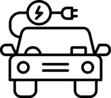 elektrische auto vector icon