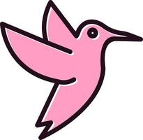 kolibrie vector icoon
