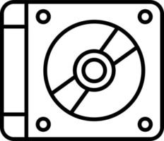 compact schijf vector icoon