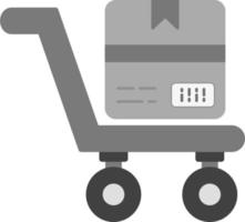 trolley vector pictogram vector