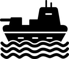 leger schip vector icoon