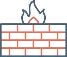 firewall vector pictogram