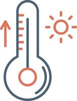 thermometer vector pictogram