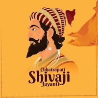 creatieve vectorillustratie van shivaji jayanti vector