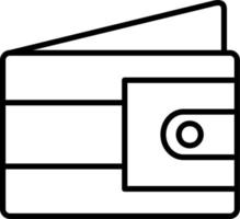 portemonnee vector pictogram