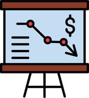 presentatie vector pictogram